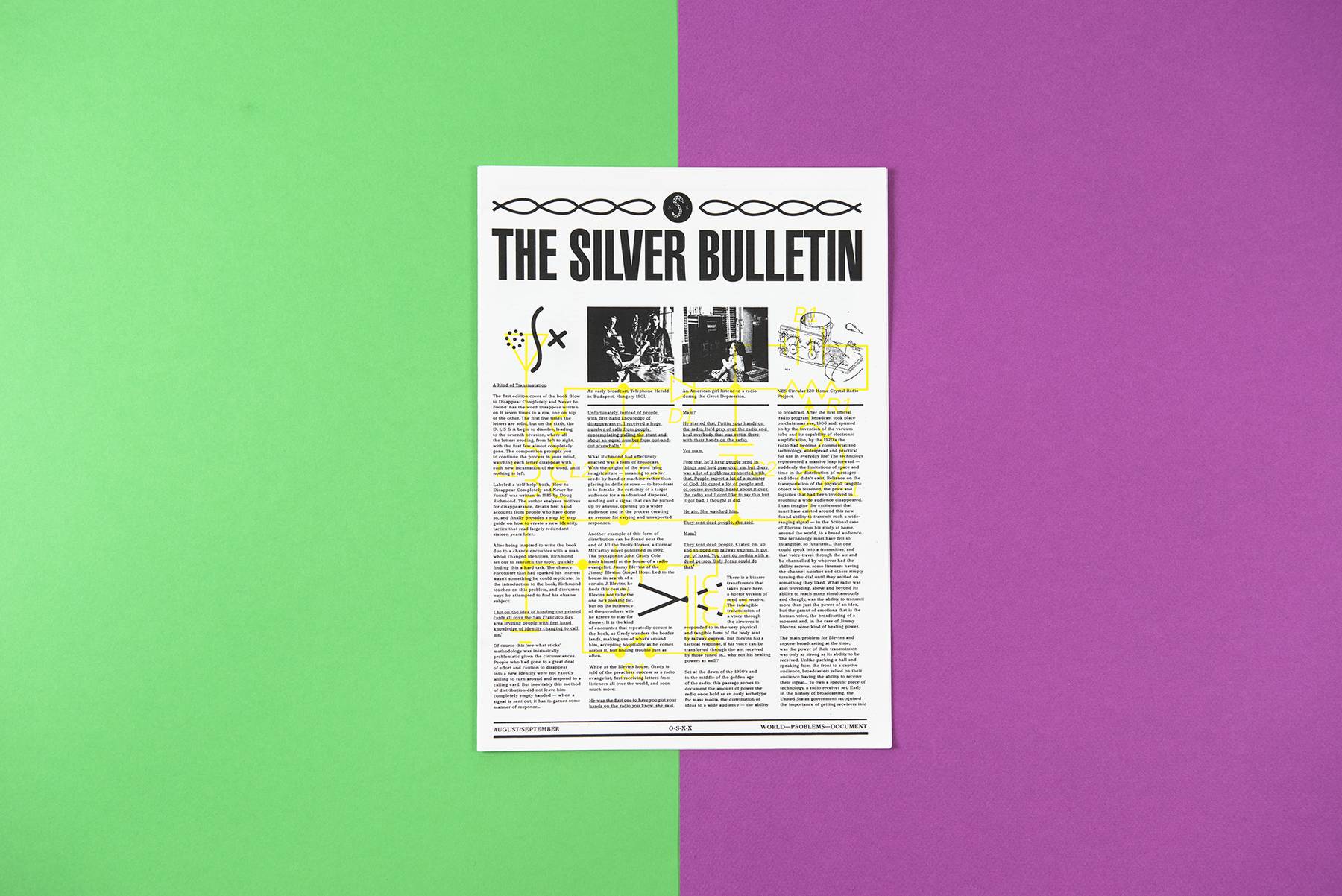 The Silver Bulletin 2011 image